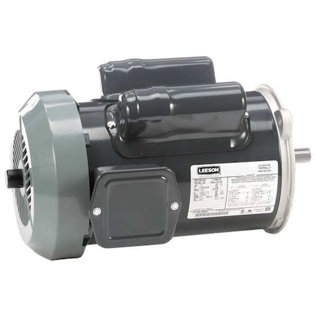 Auger Duty Motor, 1/2 HP, 115/230V AC, 1, 800 Nameplate RPM, 56YZ Frame MPN:117884.00