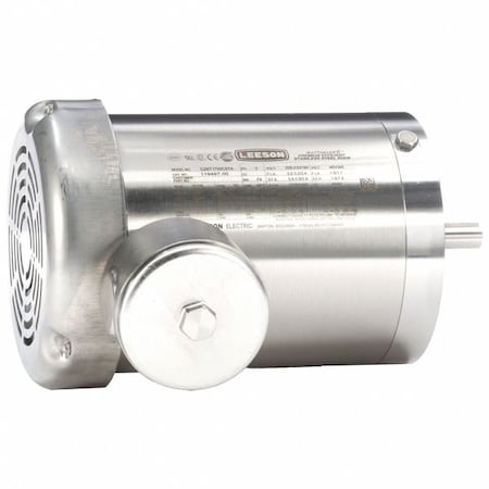 Three-Phase Washdown Motor, 1 hp HP, 56C Frame, 230/460V AC Voltage, 1, 725 RPM Nameplate RPM MPN:119497.00