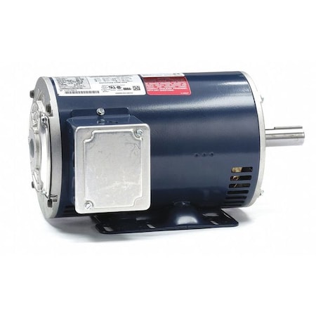 Three-Phase General Purpose Motor, 1 HP, 143T Frame, 230/460V AC Voltage, 1760 rpm Nameplate RPM MPN:143TTDR6052