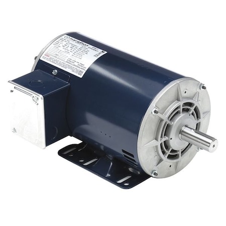 3-Phase Belt Drive Motor, 1 1/2, 3/8 HP, 145T Frame, 460V AC Voltage, 1, 740/855 Nameplate RPM MPN:145TTDR5702