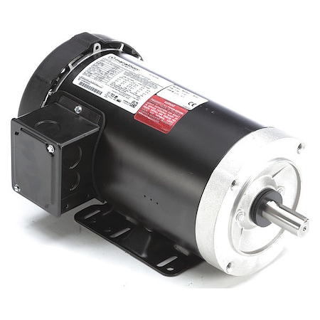 Three-Phase General Purpose Motor, 2 HP, 145TC Frame, 230/460V AC Voltage, 1760 rpm Nameplate RPM MPN:145TTFR6040