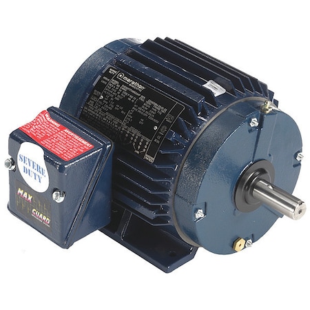 Three-Phase Severe Duty Motor, 1 1/2 HP, 145T Frame, 230/460V AC Voltage, 1755 rpm Nameplate RPM MPN:145TTTN16631