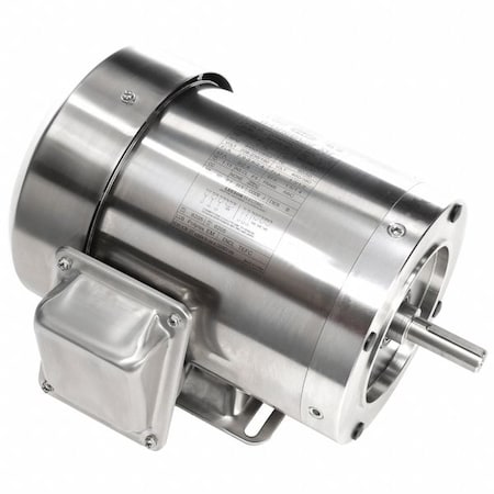 Three-Phase Washdown Motor, 1 hp HP, 56HC Frame, 230/460V AC Voltage, 3, 450 RPM Nameplate RPM MPN:191209.00