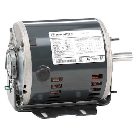3-Phase HVAC/R Motor, 1/2 HP, 56 Frame, 208-230/460V AC Voltage, 1, 725 Nameplate RPM MPN:5K42HN4089
