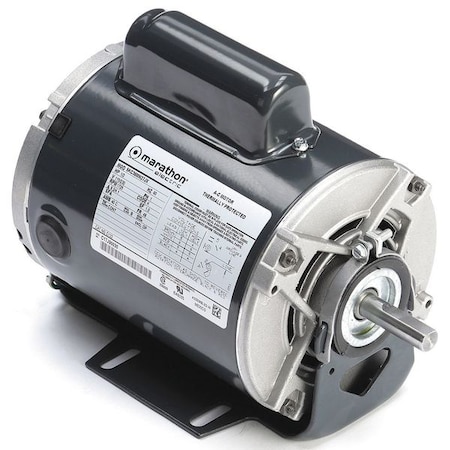 Capacitor-Start General Purpose Motor, 1/2 hp HP, 115/230V AC Voltage, 48 Frame MPN:5KC36MN27X