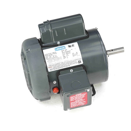 Farm Duty Motor, Capacitor-Start, 1/3 HP, 115/208-230V AC, 1, 725 Nameplate RPM, 56 Frame MPN:M002256.00