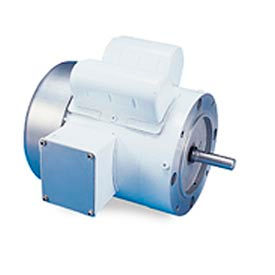 Leeson Motors Motor Washdown Motor-1HP 115/208-230V 1725RPM TEFC ROUND 1.15 SF 75 Eff. 114317.00