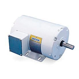 Leeson Motors Motor Washdown Motor-1HP 208-230/460V 1745RPM TEFC RIGID 1.15 SF 82.5 Eff. 121865.00