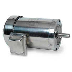 Leeson 191421.00 High Eff. 1 HP 1140 RPM 208-230/460V 56C TEFC C-Face Footless 191421.00