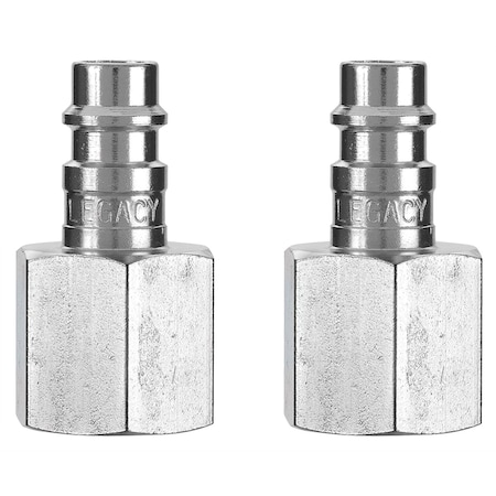 High Flow Plug, 1/4 Body, 3/8FNPT, 2 pcs. MPN:A53630FZ-2PK