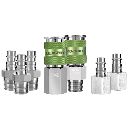 High Flow Coupler - Plug Kit, 3/8