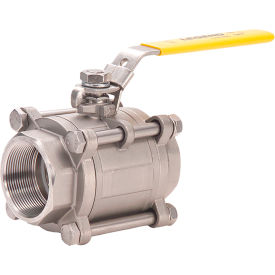 Legend Valve® T-717 3-Piece Full Port Ball Valve Stainless Steel 3/4