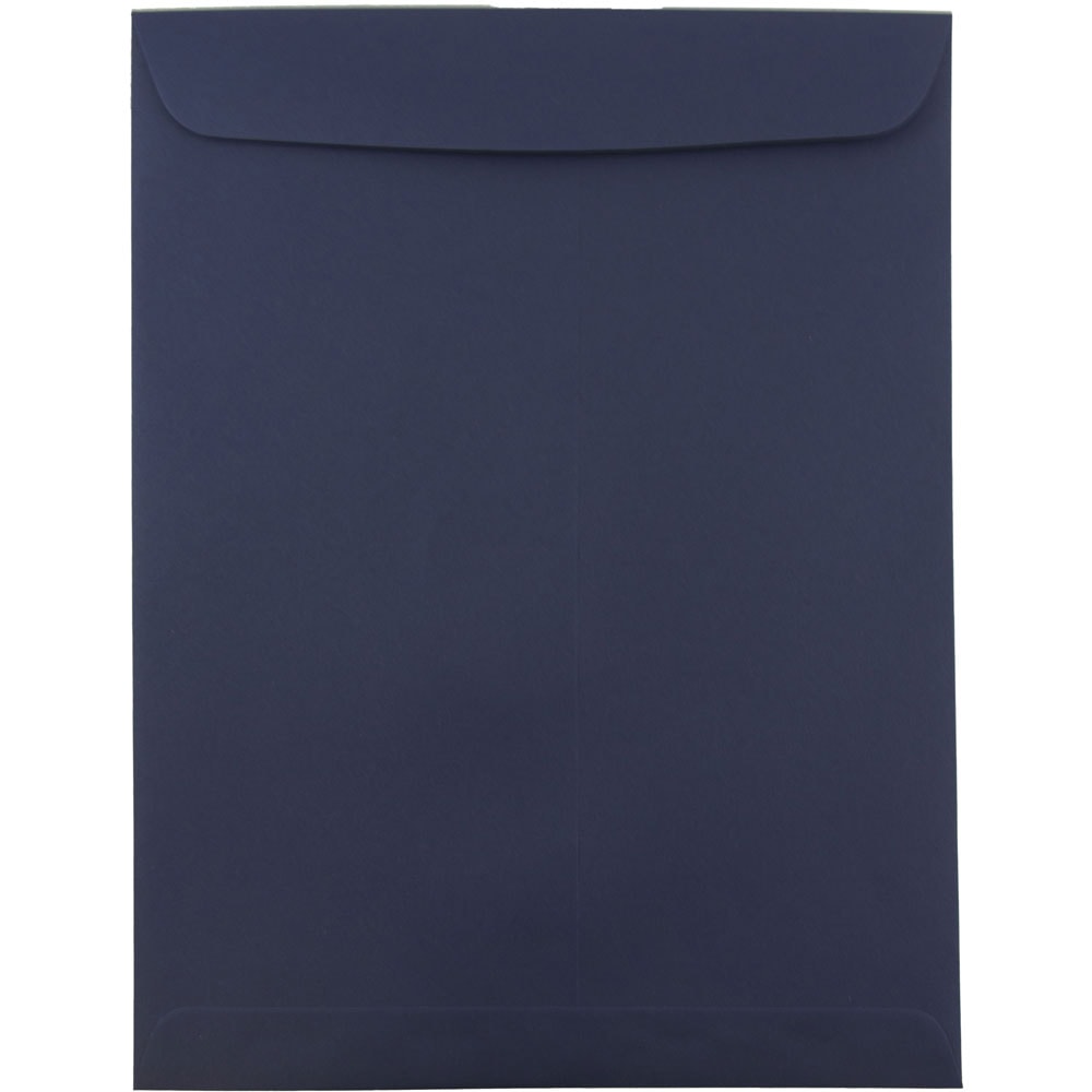 JAM Paper Open-End 10in x 13in Catalog Envelopes, Gummed Closure, Navy Blue, Pack Of 25 MPN:12828427