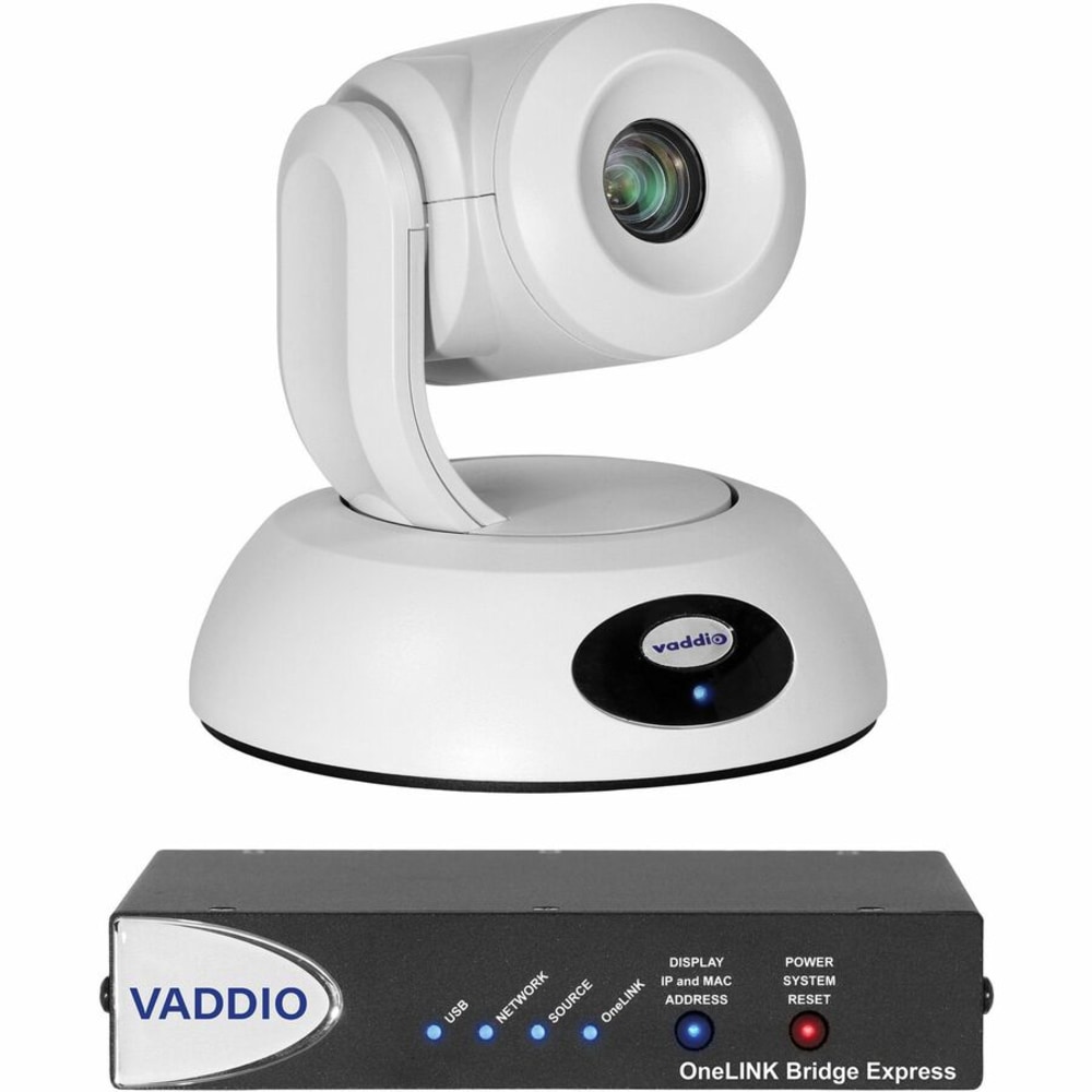 Vaddio RoboSHOT Elite Video Conferencing Camera, 6.94inH x 7.05inW x 6.75inD, White MPN:99999600270W
