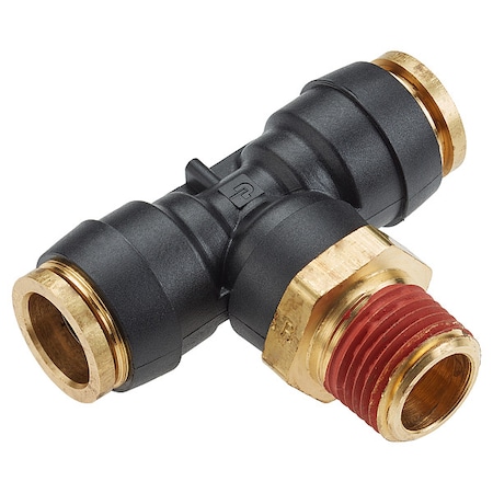 Tee, Brass, Push-Fit1/8