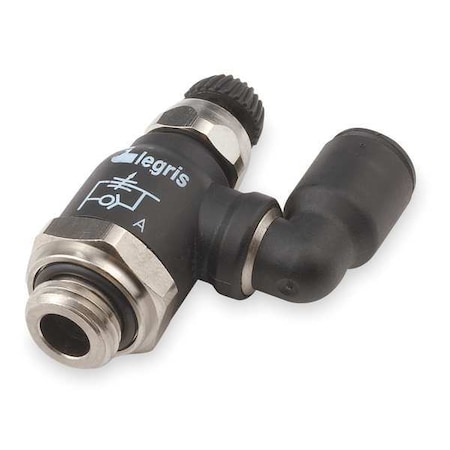 Flow Control Valve, 8mm PTC, 1/8