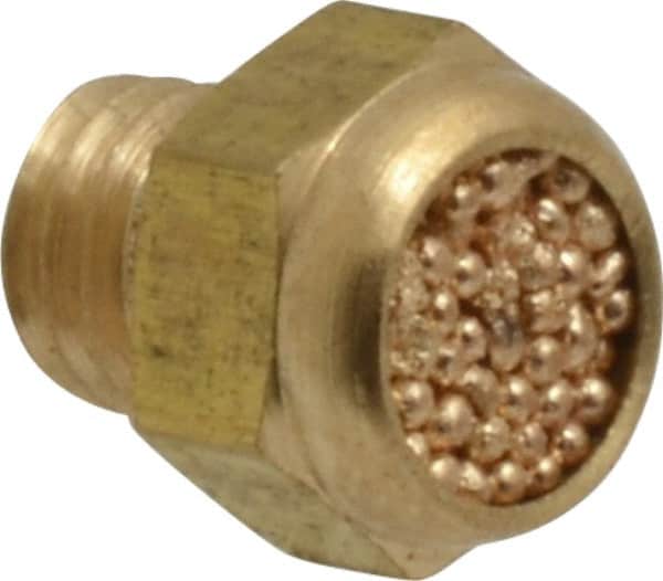 Pneumatic Threaded Silencer Muffler: M5 x 0.8 Metric, 0.9 CFM, 65 dB MPN:0673 00 19