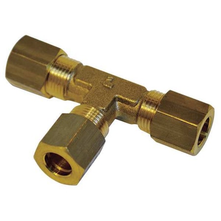 Tee, Brass, Comp12mm, 12mm, 12mm, PK10 MPN:0104 12 00