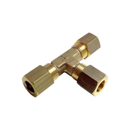 Tee, Brass, Comp 18 mm, 18 mm, 18 mm MPN:0104 18 00