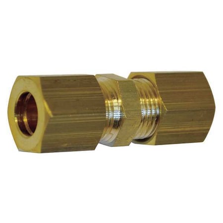 8mm Compression Brass Equal Straight Union 10PK MPN:0106 08 00