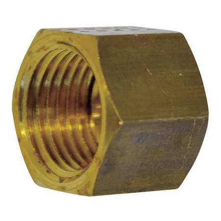 6mm Female Compression Brass Nut 50PK MPN:0110 06 00