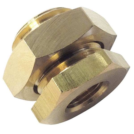 Anchor Coupling Brass Bulkhead Coupling, 5 mm Female Metric X MPN:0117 00 19