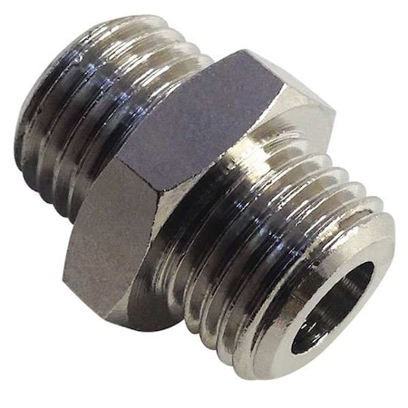 Male Adapter Brass Adapter, 1/8 in Male BSPP X 1/8 in Male BSPP MPN:0901 00 10