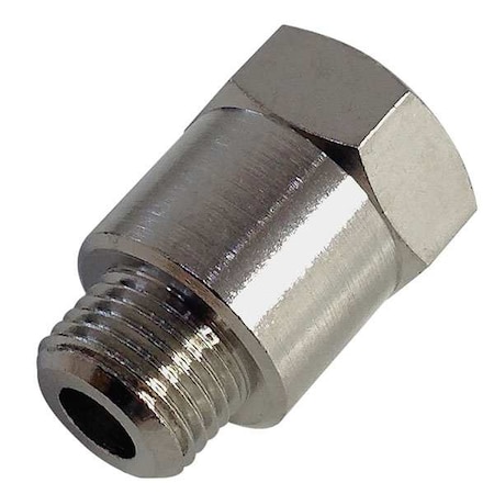 Male x Female Equal Extended Adapter Brass Equal Extended Adapter, 1/4 in Male BSPP X 1/4 in Female MPN:0907 00 13