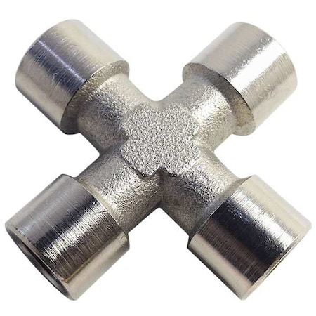 Female Cross Brass Cross, 1/8 in Female BSPP X 1/8 in Female BSPP MPN:0908 00 10