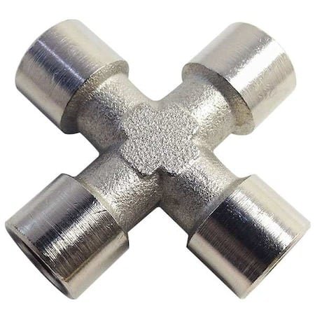 Female Cross Brass Cross, 3/8 in Female BSPP X 3/8 in Female BSPP MPN:0908 00 17