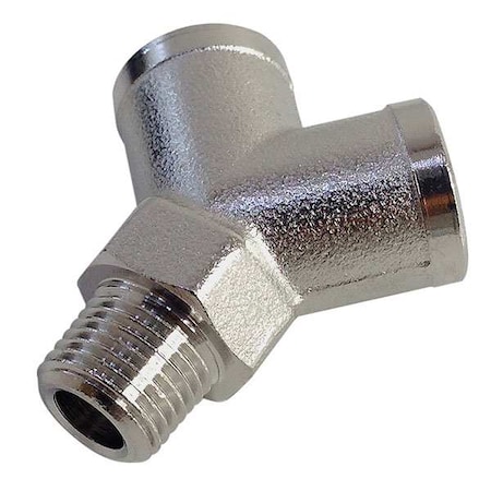 Female x Male Wye Brass Wye Connector, 1/2 in Female BSPP X 1/2 in Female BSPP MPN:0911 00 21