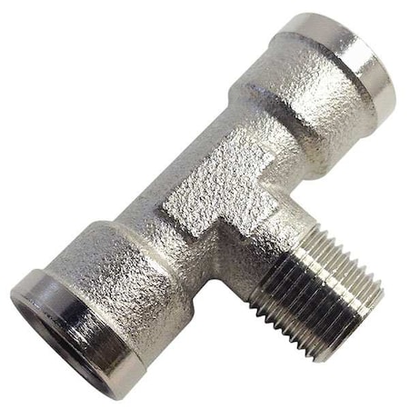 Female x Male Branch Tee Brass Tee, 3/8 in Female BSPP X 3/8 in Female BSPP MPN:0916 00 17