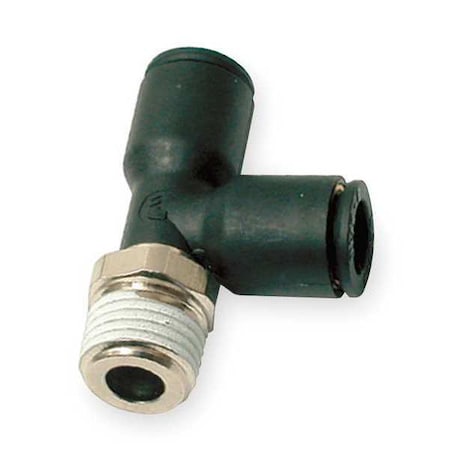 Push-Fit Tee Fitting, 16mm Tube Size, Fiberglass-Reinforced Nylon, Black MPN:3103 16 17
