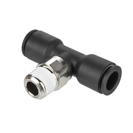 Fractional Push-to-Connect Fitting, Nylon, Black MPN:3108 12 22