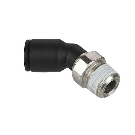 Fractional Push-to-Connect Fitting, Nylon, Black MPN:3113 04 20