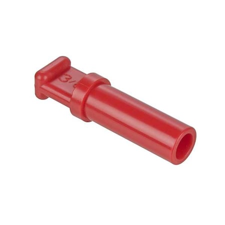 Fractional Push-to-Connect Fitting, Polymer, Red MPN:3126 55 00