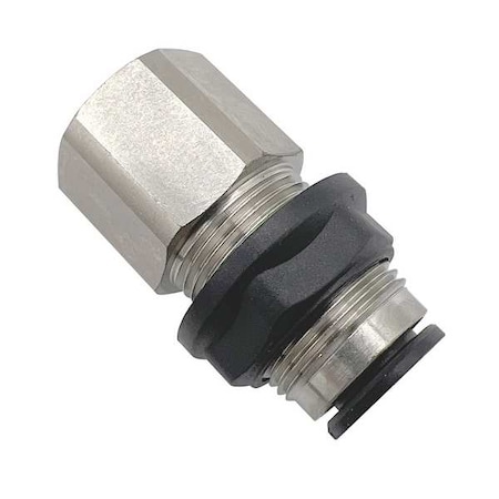 Strt, Brass, BSPP 1/4 mm, Push-Fit 6 mm MPN:3136 06 13