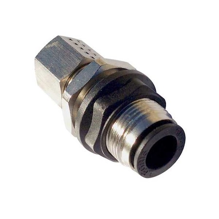 Metric Push-to-Connect Fitting, Brass, Silver MPN:3146 10 00