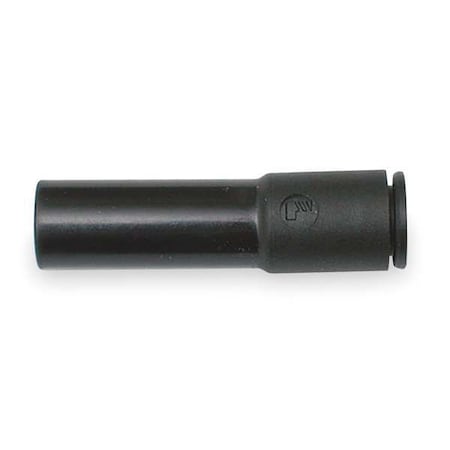 Push-Fit Adapter Fitting, 8mm Tube Size, Fiberglass-Reinforced Nylon, Black, 10 PK MPN:3166 08 10