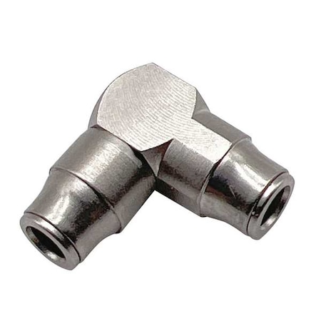 Metric Push-to-Connect Fitting, Brass, Silver MPN:3202 03 00