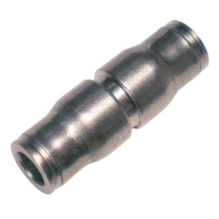 Push-Fit Union Fitting, 15/32 in Tube Size, Brass, Silver MPN:3606 12 00