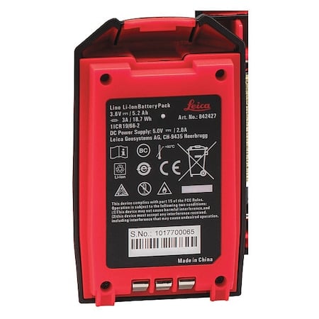 Battery, Li-Ion, Plastic MPN:842427