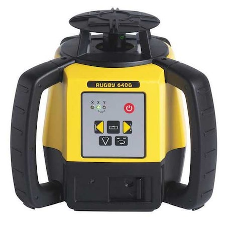 Rotary Laser Level, D-Cell/Li-Ion Battery MPN:Rugby 640G
