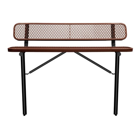 Bench/Back, Ingroud Mount, 6ft., Brown MPN:B6WBIG-BROWN