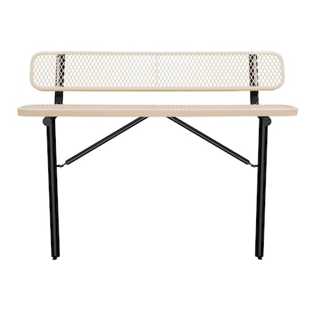 Bench/Back, Ingroud Mount, 6ft., Sandstone MPN:B6WBIG-SANDSTONE