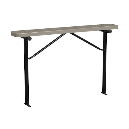 Bench w/o Back, Ingroud Mount, 6ft., Beige MPN:B6XPIG-BEIGE