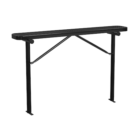 Bench w/o Back, Ingroud Mount, 6ft., Black MPN:B6XPIG-BLACK