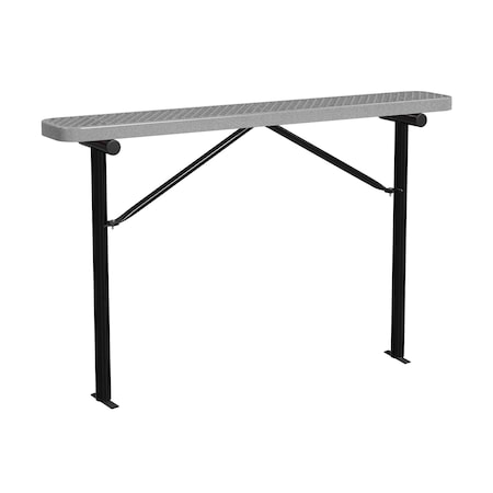 Bench w/o Back, Ingroud Mount, 6ft, Granite MPN:B6XPIG-GRANITE