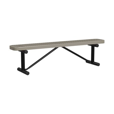 Portable, Bench w/o Back, 6ft., Beige MPN:B6XPP-BEIGE