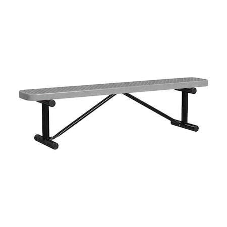 Portable, Bench w/o Back, 6ft., Granite MPN:B6XPP-GRANITE